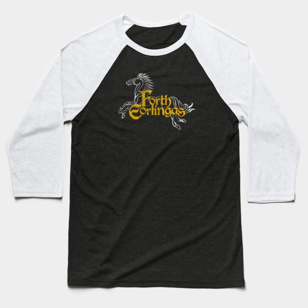 Forth Eorlingas (Lord of the Rings) - On Green Baseball T-Shirt by Kinowheel